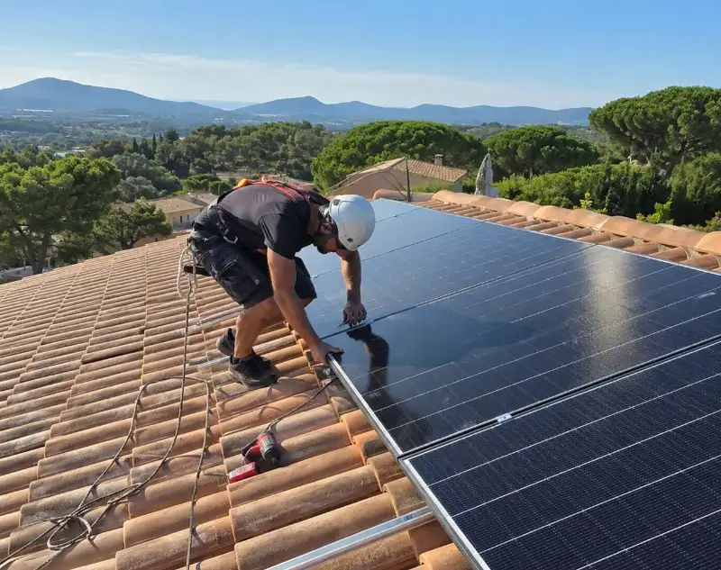 Installateur panneaux solaires Poleymieux-au-Mont-d'Or — pose photovoltaïque sur toiture