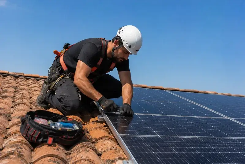 Maintenance et monitoring de panneaux solaires à Poleymieux-au-Mont-d'Or